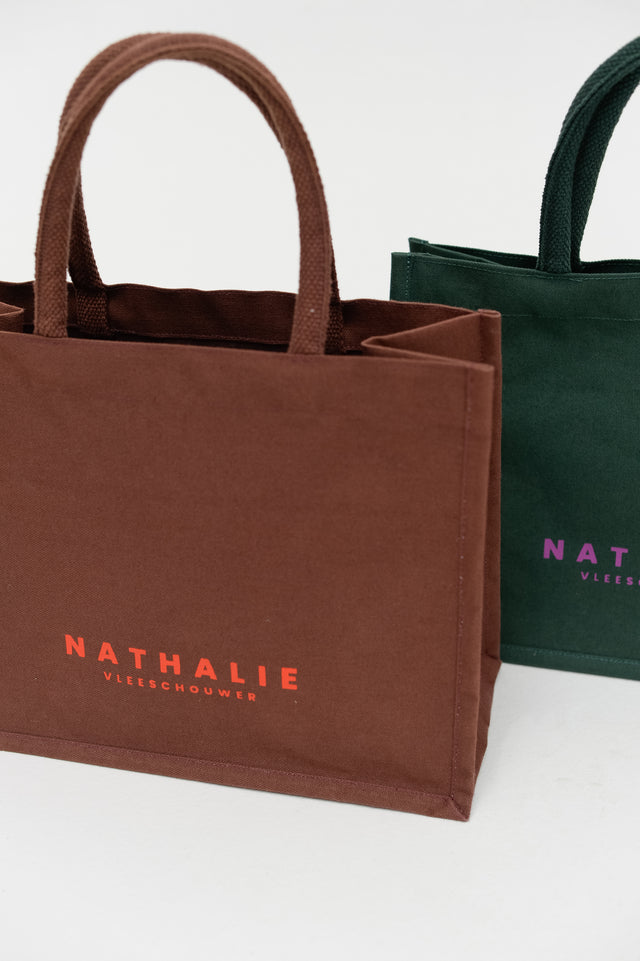 Nathalie Vleeschouwer Mini Shopper In Bottle Green