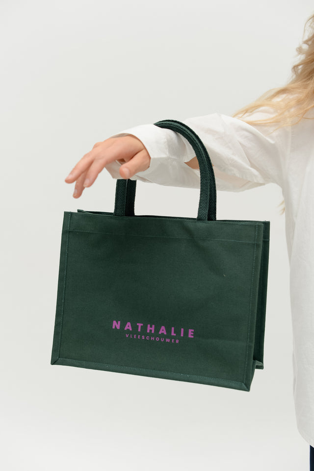 nathalie vleeschouwer Mini shopper in bottle green