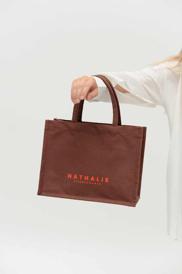 Nathalie Vleeschouwer Mini Shopper In Dark Henna