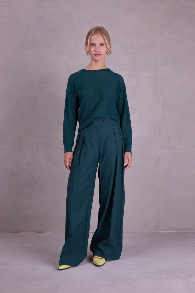 Nathalie Vleeschouwer Obdan Trui In Evergreen