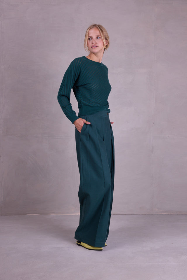 Nathalie Vleeschouwer Obdan Trui In Evergreen