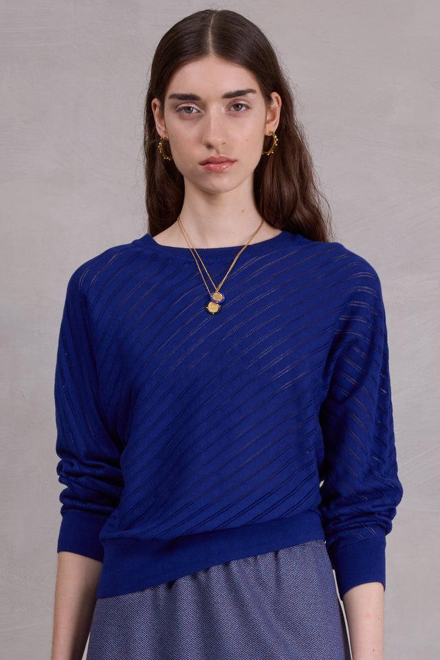 nathalie vleeschouwer Obdan trui in royal blue