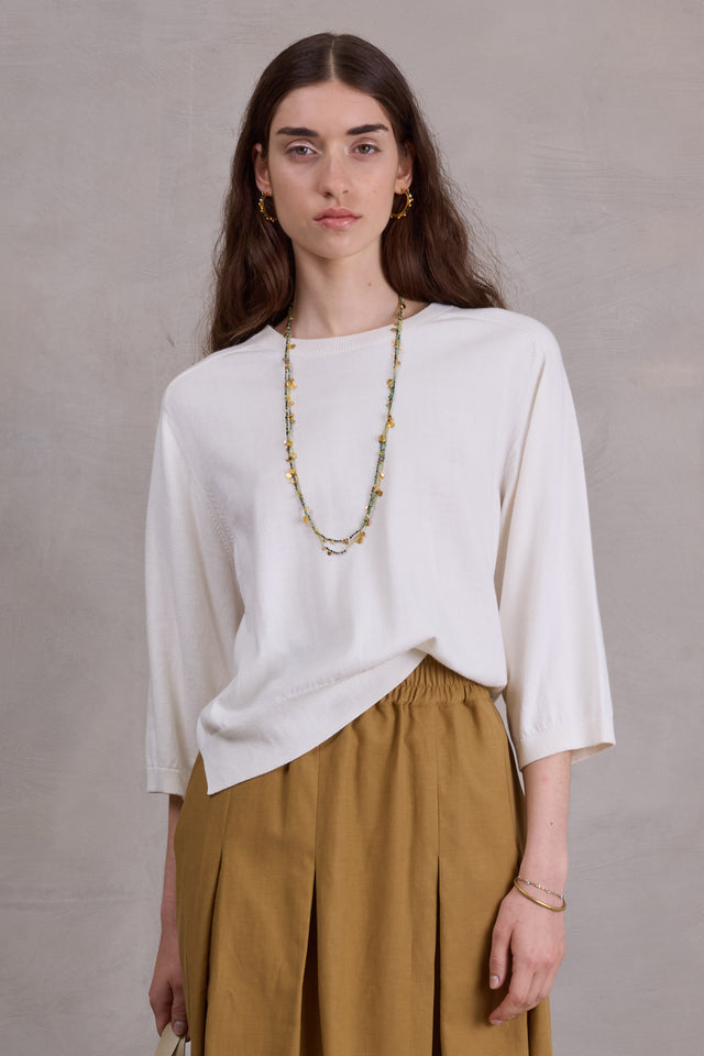 nathalie vleeschouwer Oirlo trui in off-white