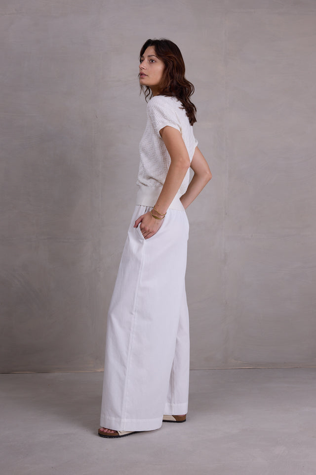 Nathalie Vleeschouwer Onna Top In Off-white