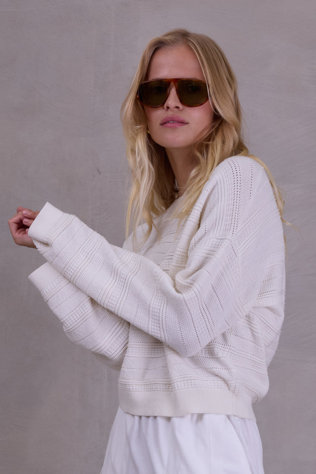 Nathalie Vleeschouwer Onslow Trui In Off-white