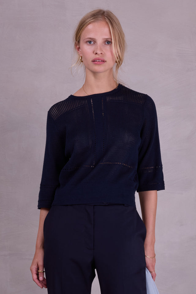 nathalie vleeschouwer Opava truitje in night blue