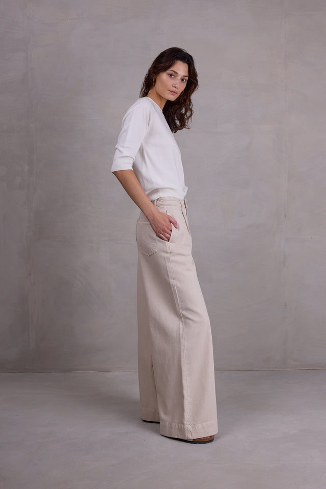 Nathalie Vleeschouwer Opava Truitje In Off-white