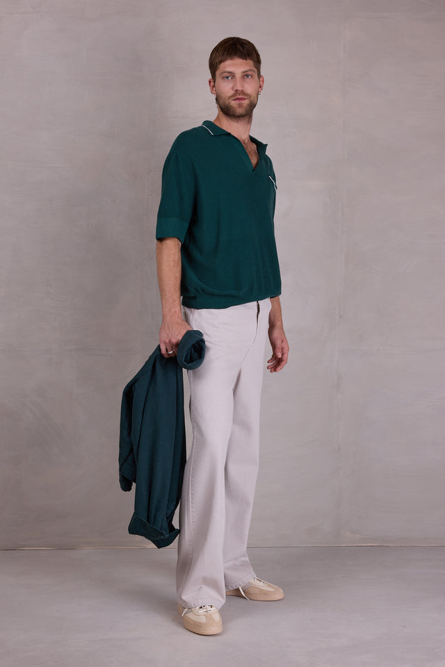 Nathalie Vleeschouwer Osaka Polo In Evergreen