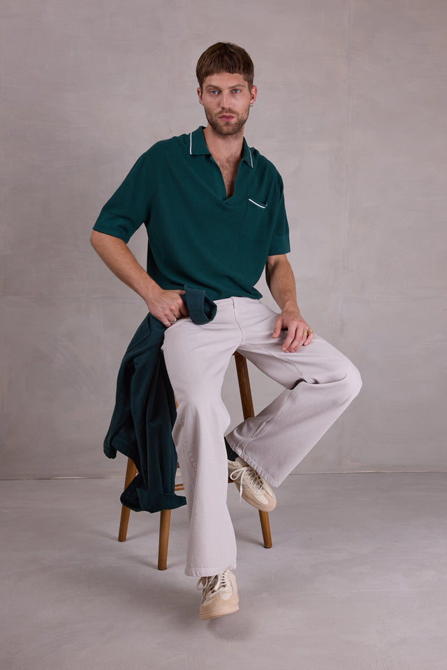 Nathalie Vleeschouwer Osaka Polo In Evergreen