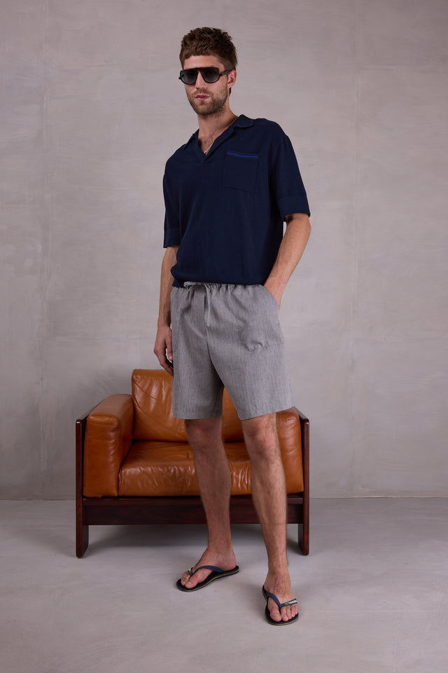 Nathalie Vleeschouwer Osaka Polo In Night Blue