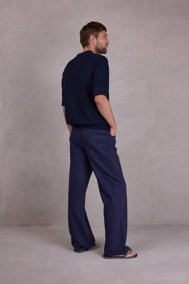 Nathalie Vleeschouwer Osaka Polo In Night Blue