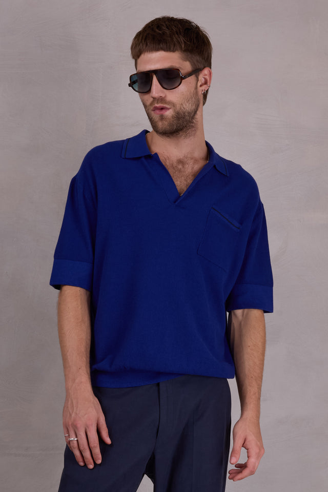 Nathalie Vleeschouwer Osaka Polo In Royal Blue