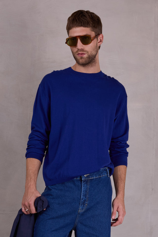 nathalie vleeschouwer Oslo trui in royal blue