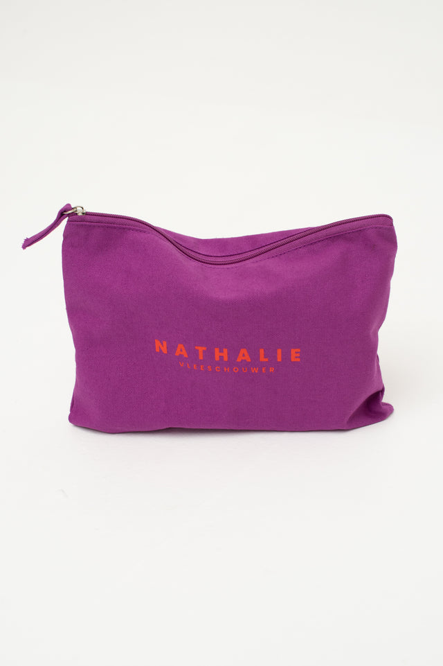 nathalie vleeschouwer Paarse clutch