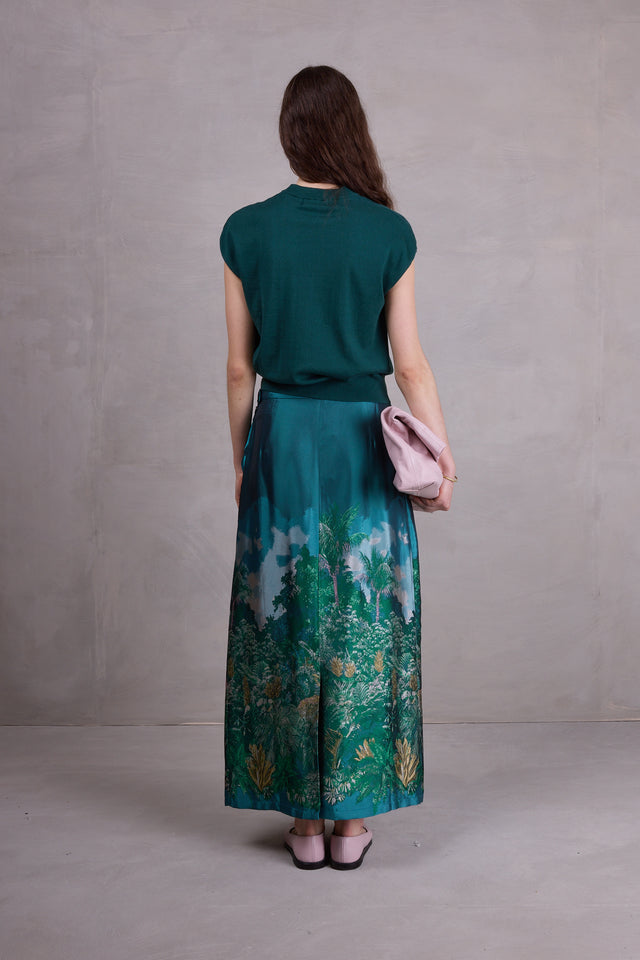 Nathalie Vleeschouwer Salinas Top In Evergreen