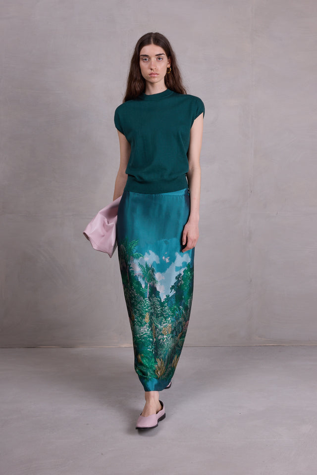 Nathalie Vleeschouwer Salinas Top In Evergreen