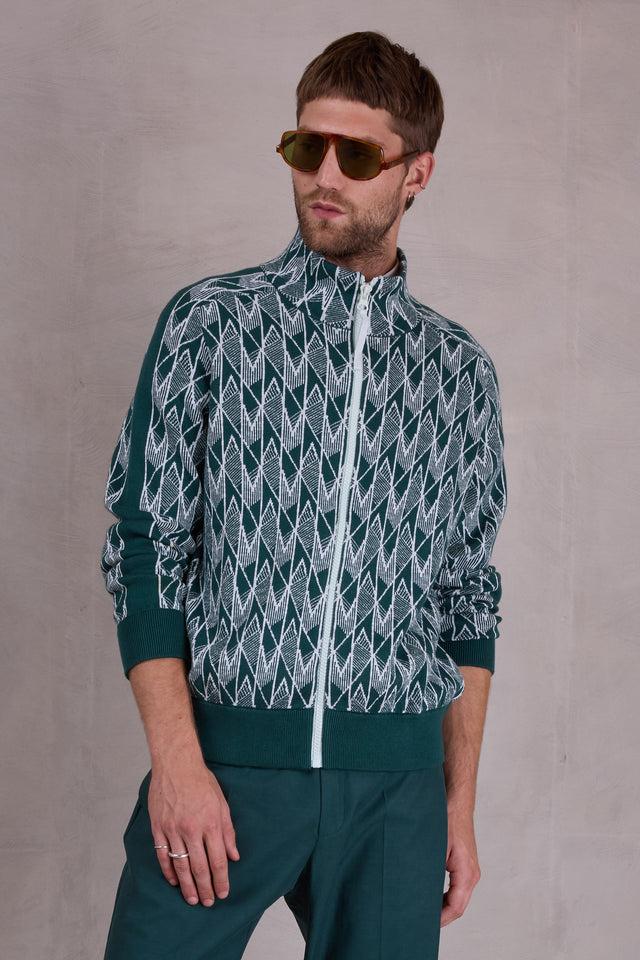 nathalie vleeschouwer Spoleto vest in evergreen