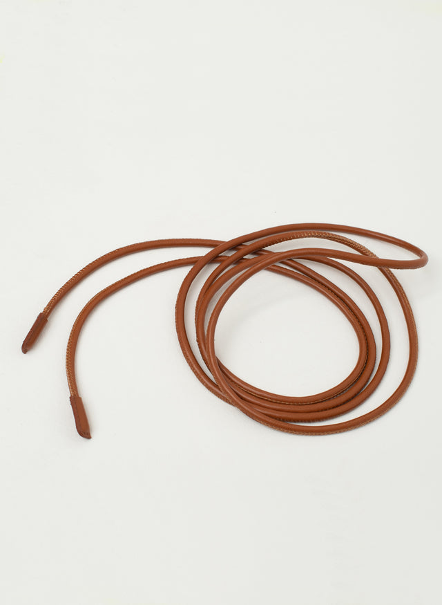 nathalie vleeschouwer Veterriem in cognac