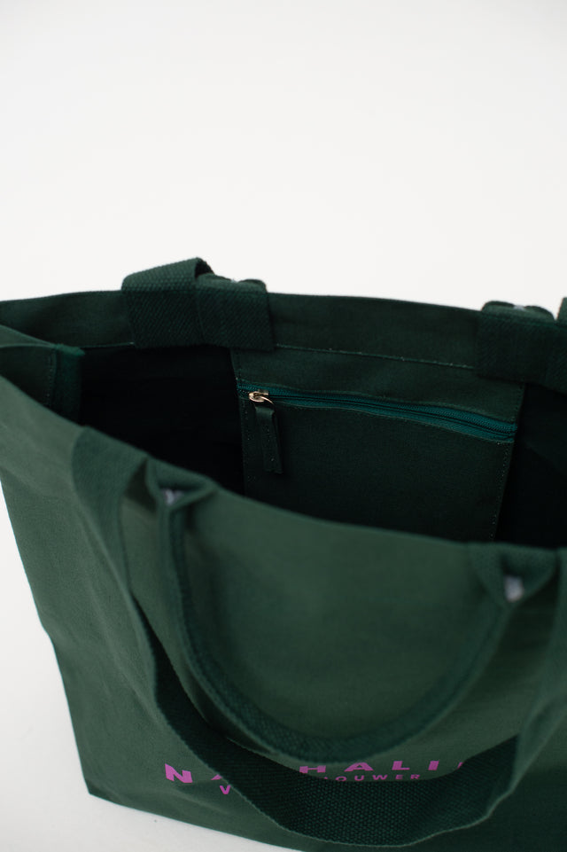 Nathalie Vleeschouwer XL Shopper In Bottle Green
