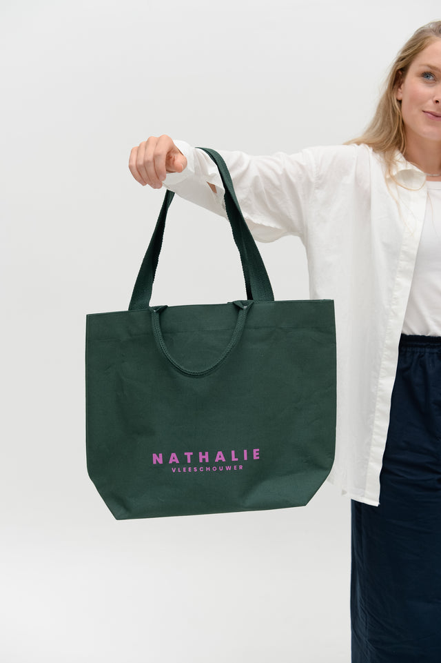 Nathalie Vleeschouwer XL Shopper In Bottle Green