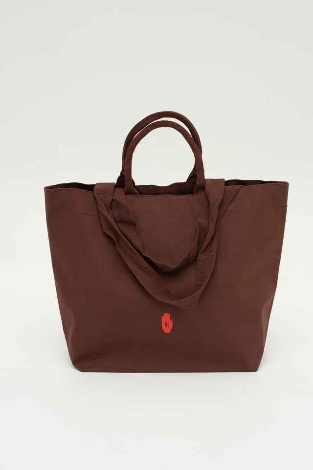 Nathalie Vleeschouwer XL Shopper In Dark Henna