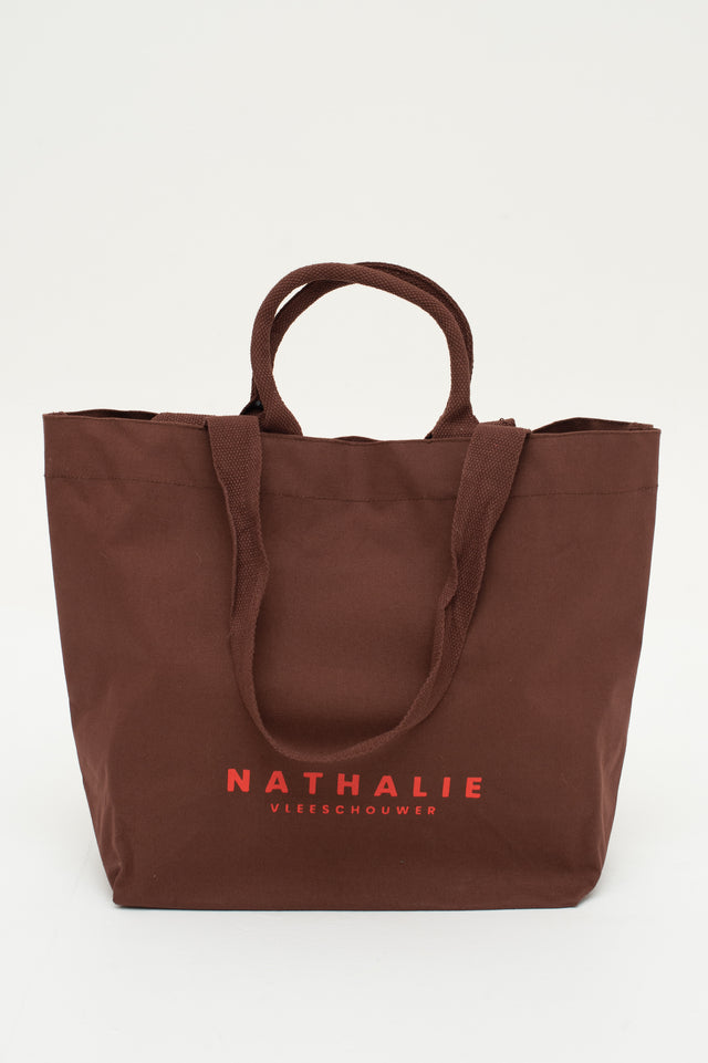 Nathalie Vleeschouwer XL Shopper In Dark Henna