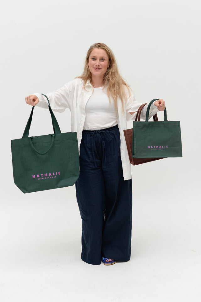 Nathalie Vleeschouwer XL Shopper In Dark Henna