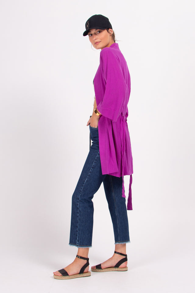 Nathalie Vleeschouwer Zenobe Paarse Kimono