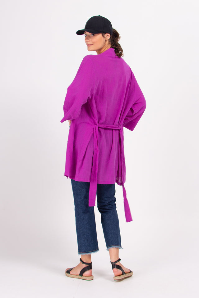 Nathalie Vleeschouwer Zenobe Paarse Kimono