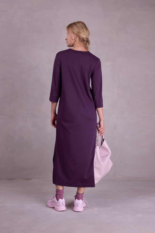 Nathalie Vleeschouwer Zouzou Jurk In Aubergine