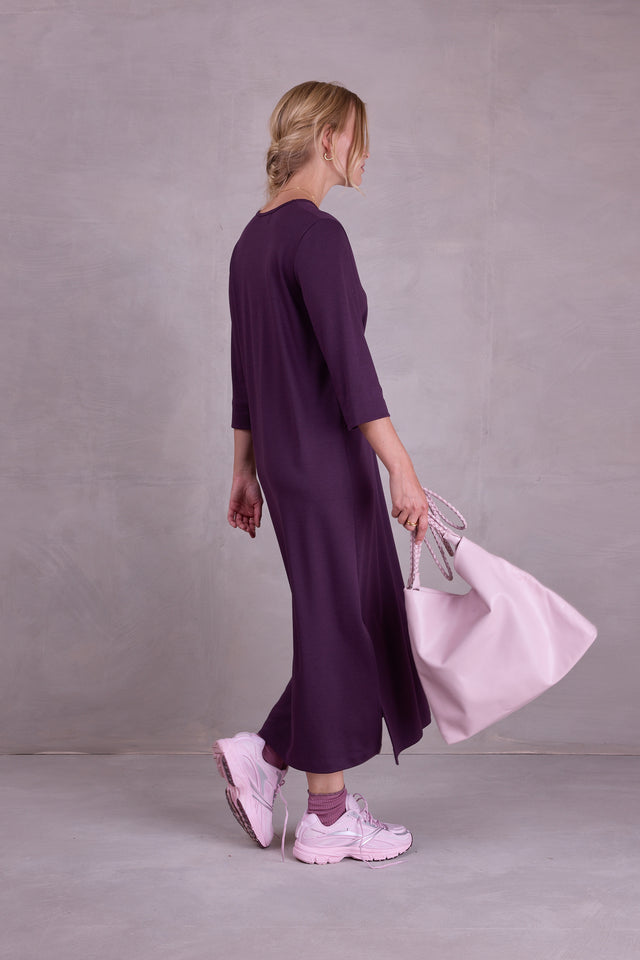Nathalie Vleeschouwer Zouzou Jurk In Aubergine