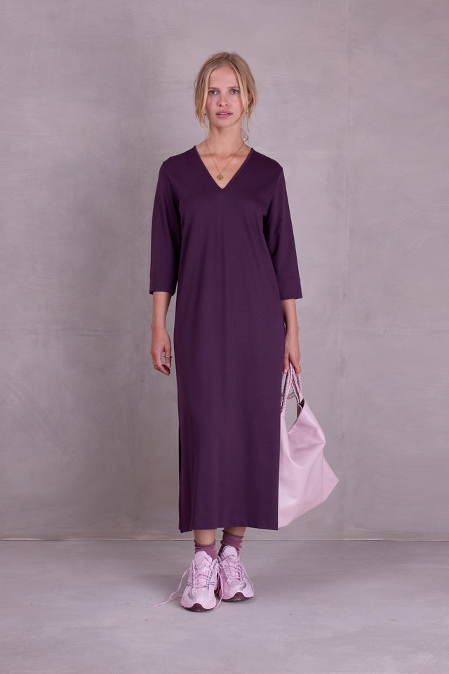 Nathalie Vleeschouwer Zouzou Jurk In Aubergine