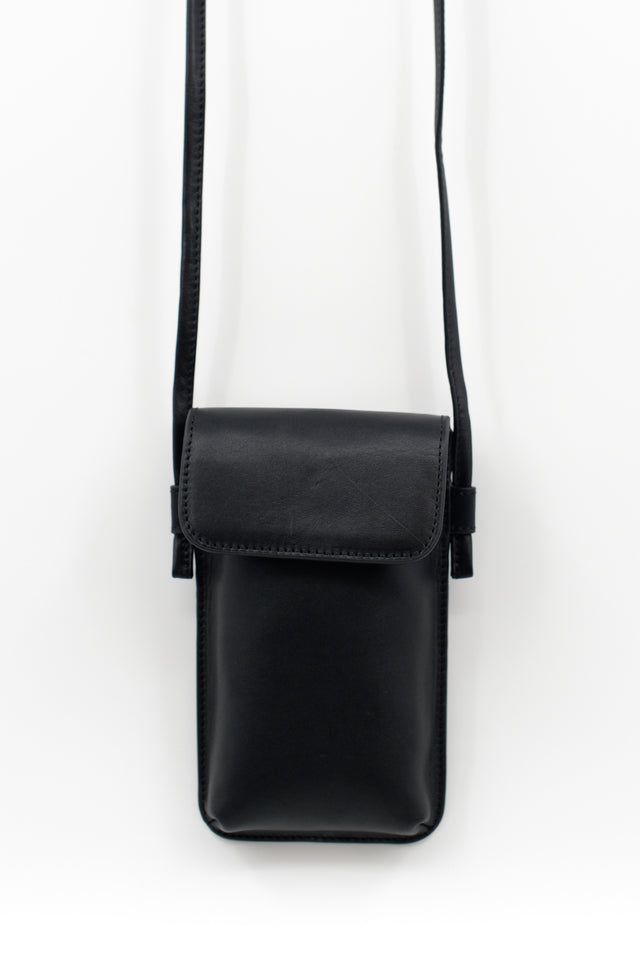 Nathalie Vleeschouwer Smartphone Bag In Zwart Nappaleer