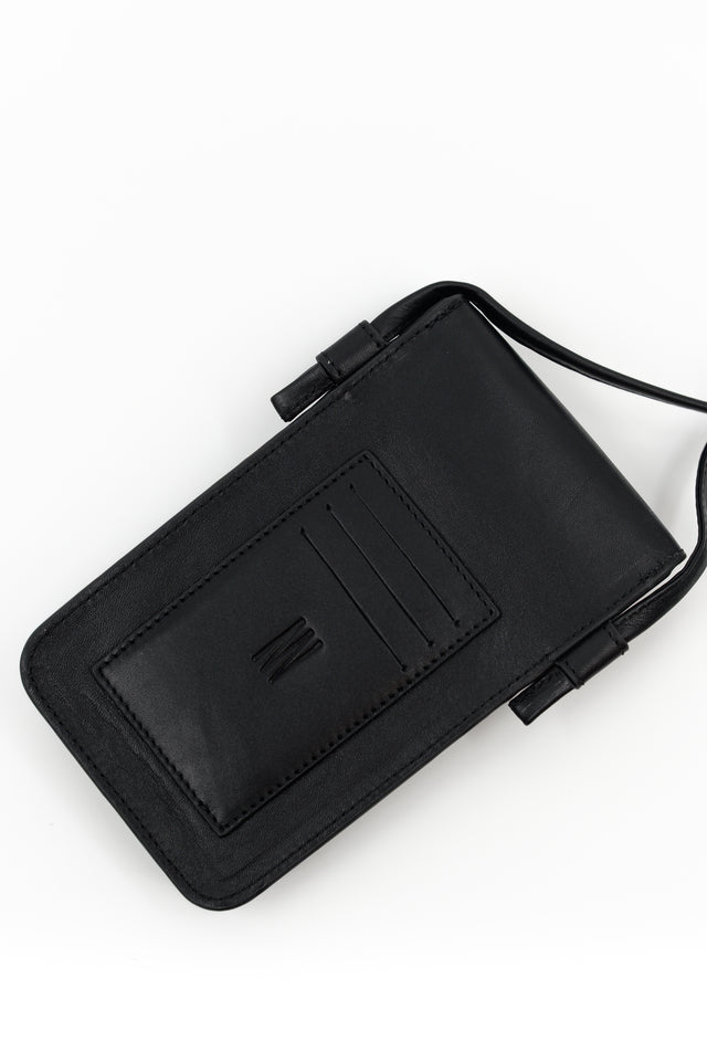 Nathalie Vleeschouwer Smartphone Bag In Zwart Nappaleer