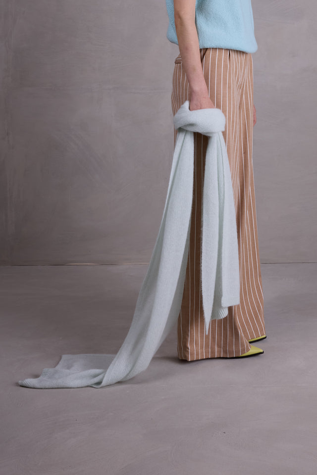 Nathalie Vleeschouwer Zoella Broek In Mokka Stripes