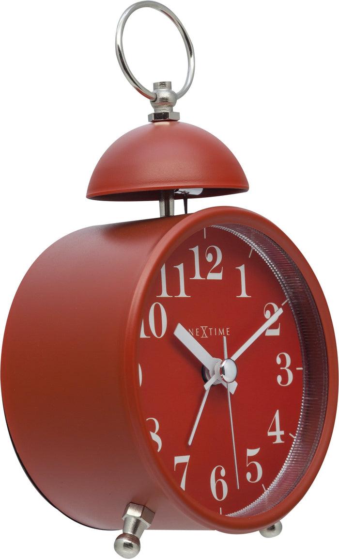 Nextime Analoge Wekker - 16 Cm - Metaal - Luid Alarm - 'Single Bell'