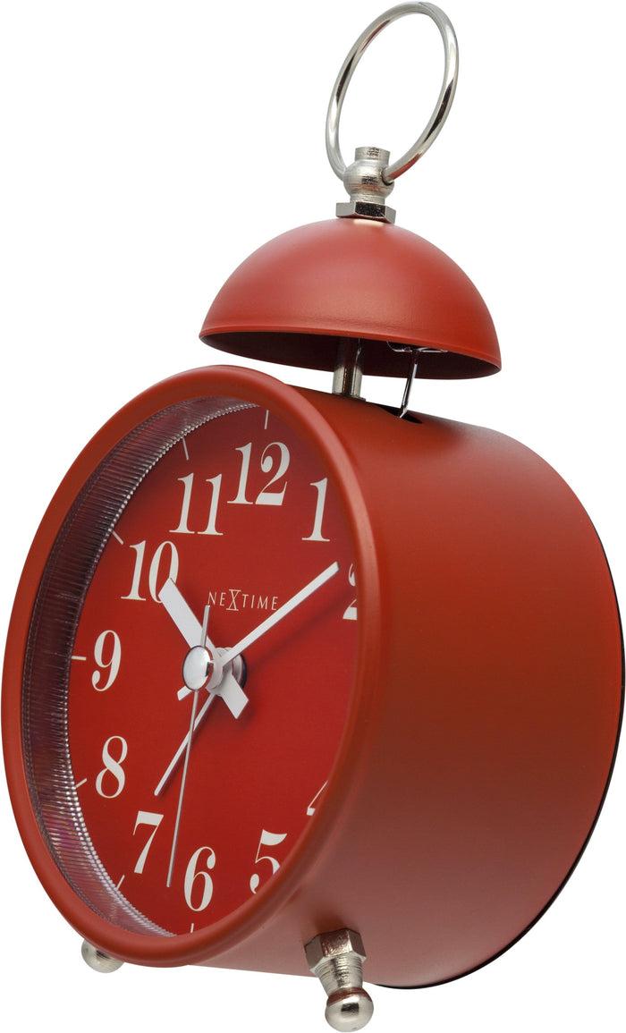 Nextime Analoge Wekker - 16 Cm - Metaal - Luid Alarm - 'Single Bell'