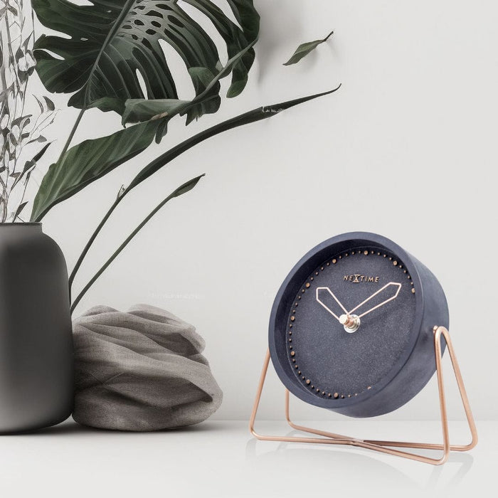 Nextime Tafel Klok - 17 5 X 15 5 X 5 Cm - Polyresin