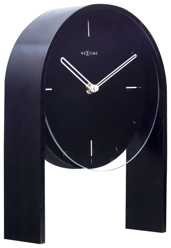 Nextime Tafelklok - 27 X 21 X 6 5 Cm - Hout - 'Noa Table'