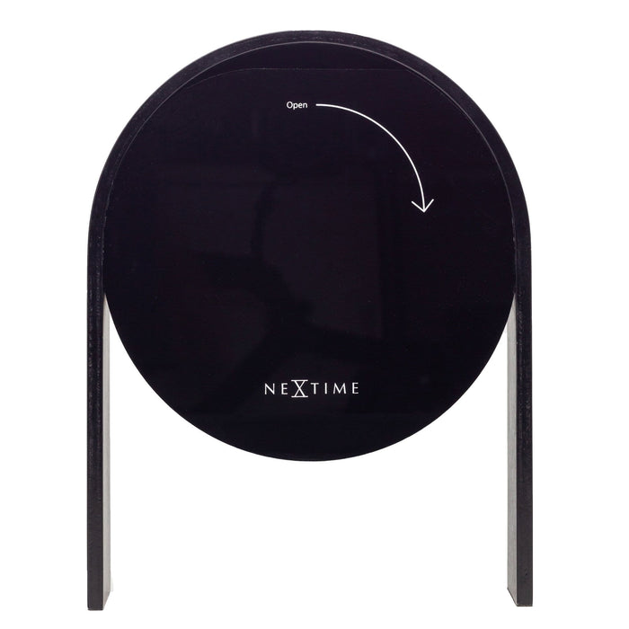 Nextime Tafelklok - 27 X 21 X 6 5 Cm - Hout - 'Noa Table'