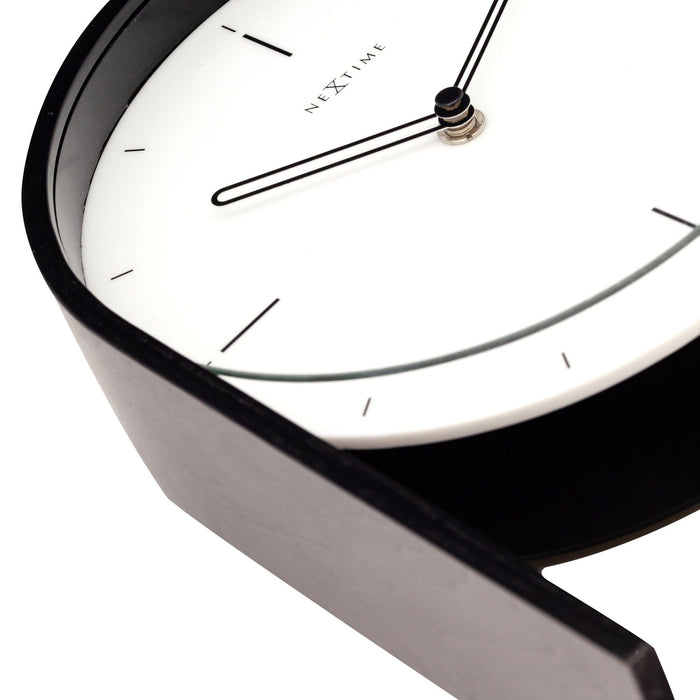 Nextime Tafelklok - 27 X 21 X 6 5 Cm - Hout - 'Noa Table'