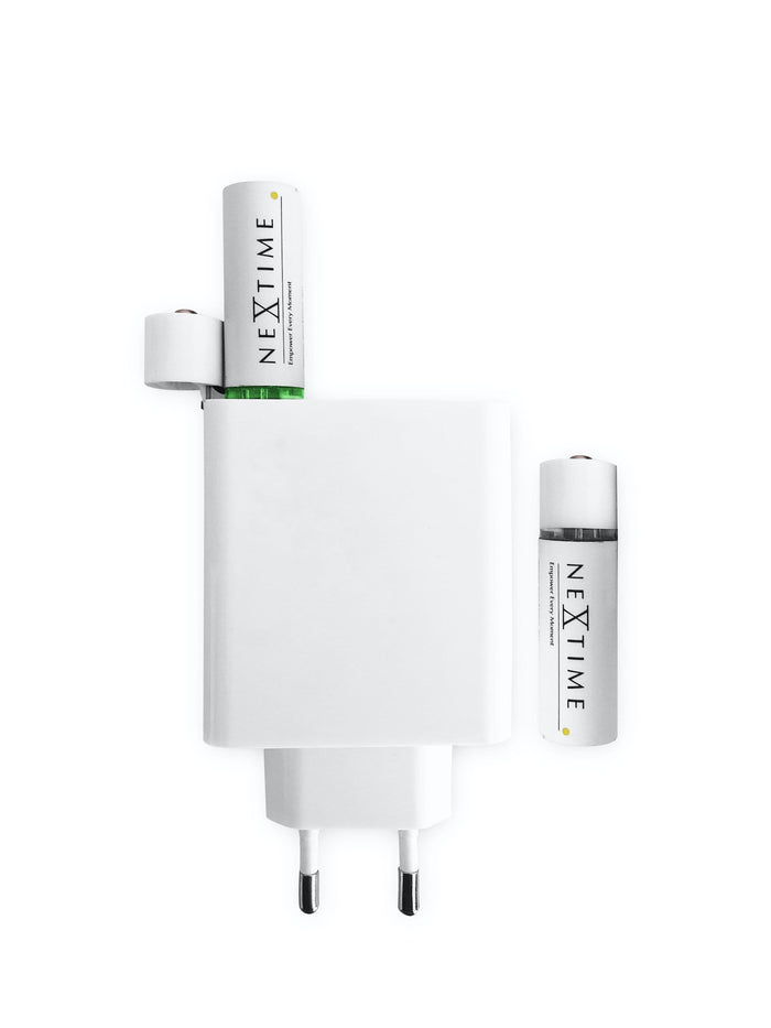 Nextime USB Batterij - AA Batterij 2pcs