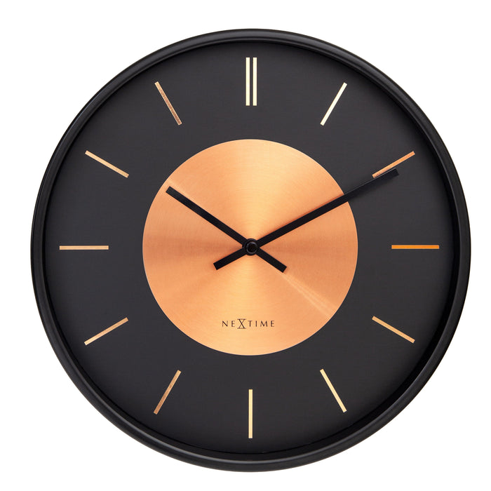 nextime Wandklok 25cm - Stil - Metaal - NeXtime 'Retro II'