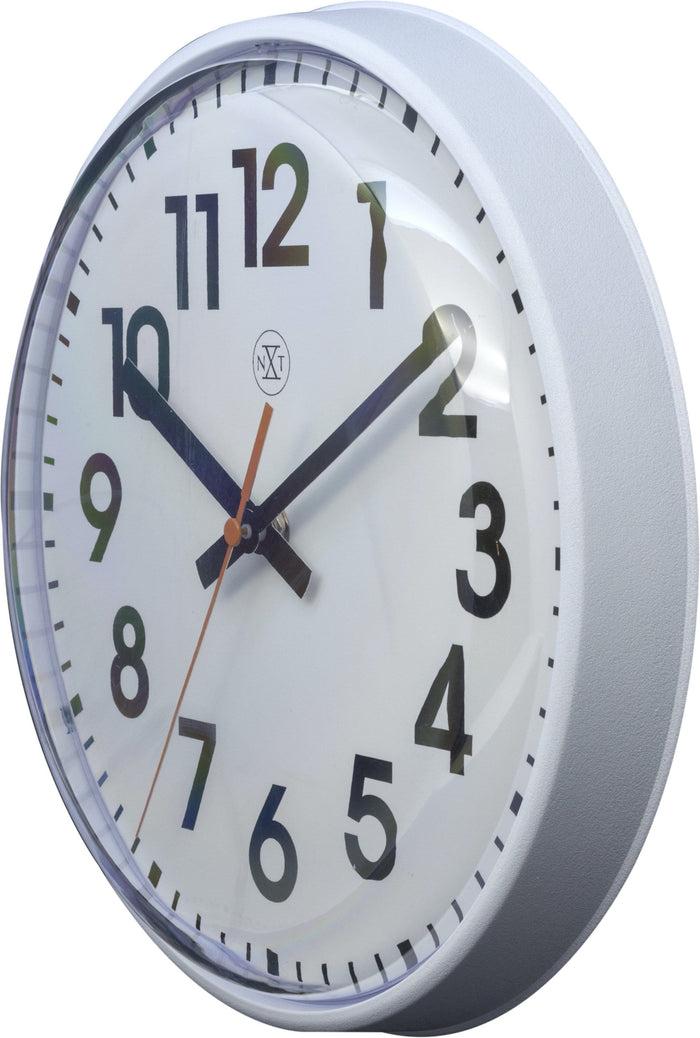 Nextime Wandklok - 26cm - Kunststof - 'Peter'