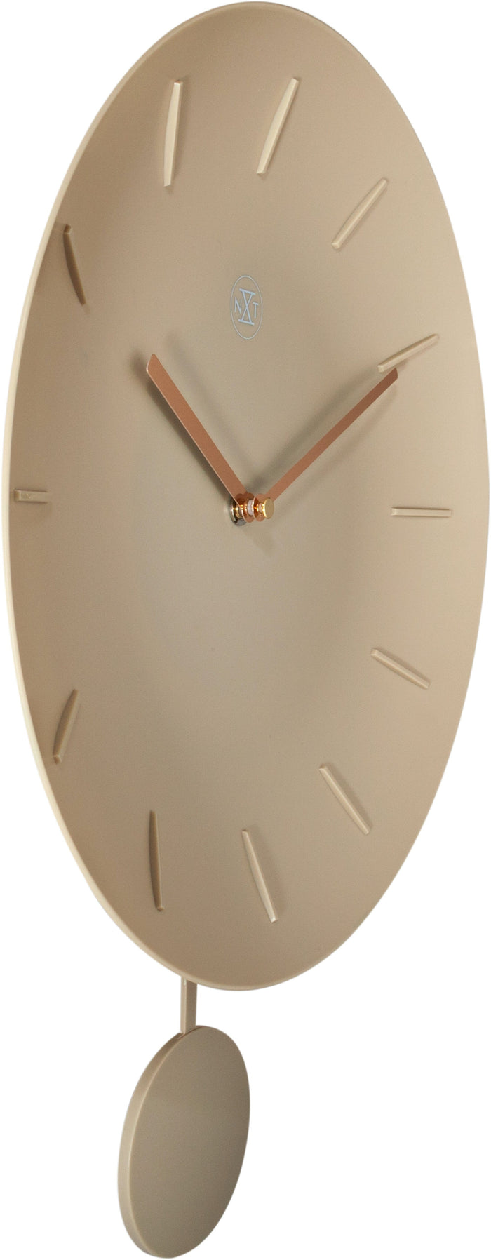 Nextime Wandklok - 30 Cm - Kunststof - 'Bowl'