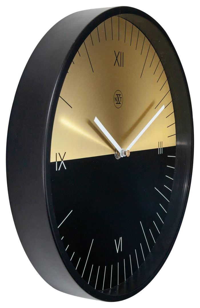 Nextime Wandklok - 30 Cm - Metaal - 'Half'