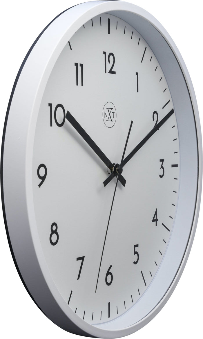 Nextime Wandklok - 30cm - Kunststof - 'Easy Big'