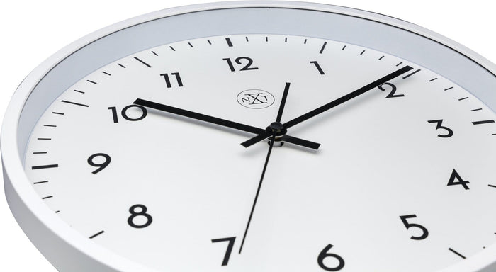 Nextime Wandklok - 30cm - Kunststof - 'Easy Big'