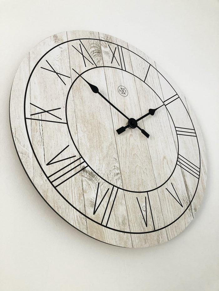 Nextime Wandklok - 40 Cm - Hout - 'Paul'