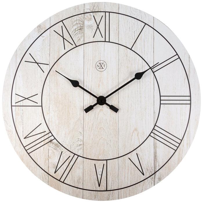 nextime Wandklok - 40 cm - Hout - 'Paul'